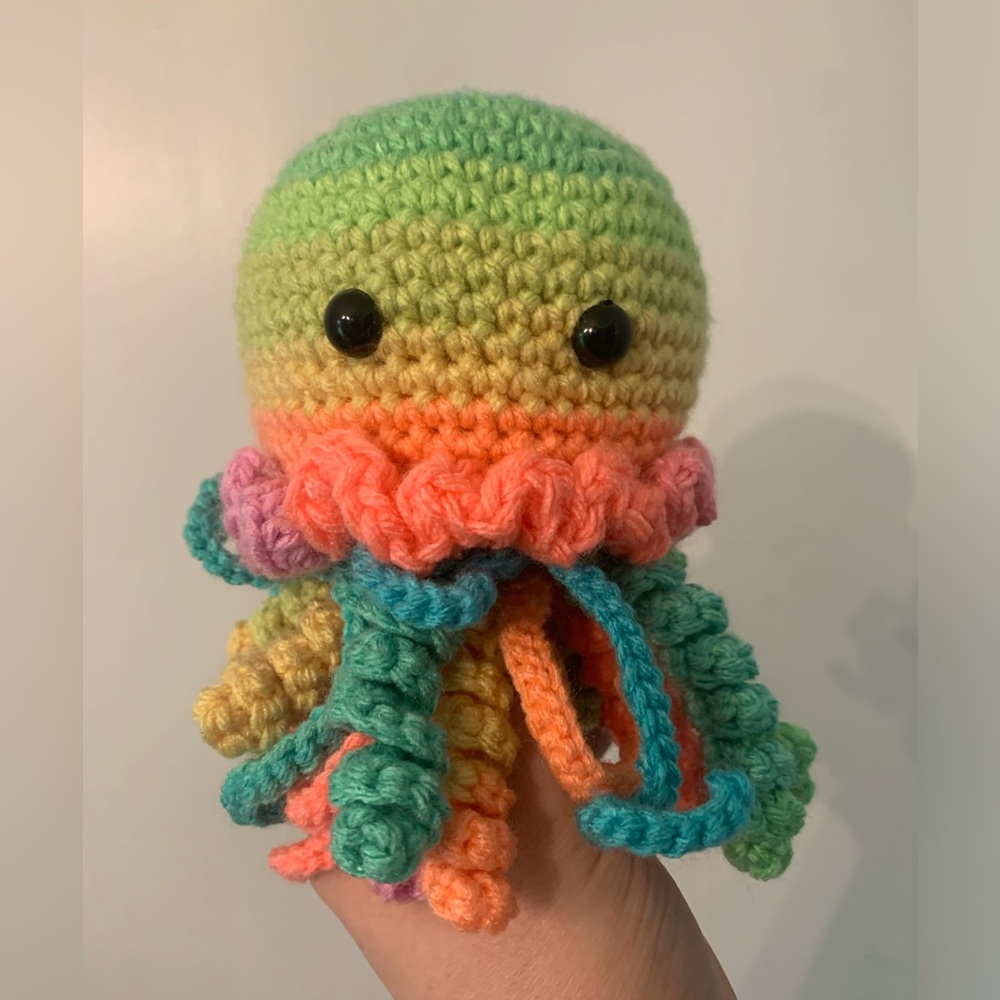 🪼 NEW Handmade Crocheted Jellyfish Stuffed Animal 🪼 - Picture 2 of 10